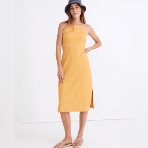 Madewell - Mustard Knit Apron Cami Dress - Size XS